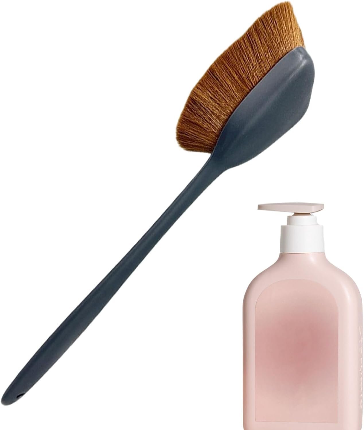 バック日焼けアプリケーター、ボディクリームアプリケーターツール|保湿、日焼け、青銅、脚の研磨のためのポータブル再利用可能なボディメイクアップブラシ - 이미지 8