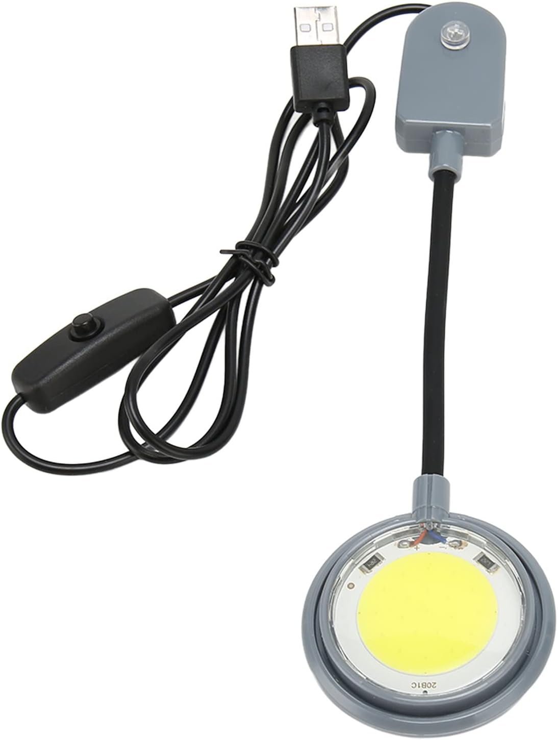 クリップ式水槽ライト 高輝度LED水槽ランプ 360度調節可能なホース付き 淡水・海水・植物育成用 ソフトライト プラスチック ホワイトブルー - 이미지 2