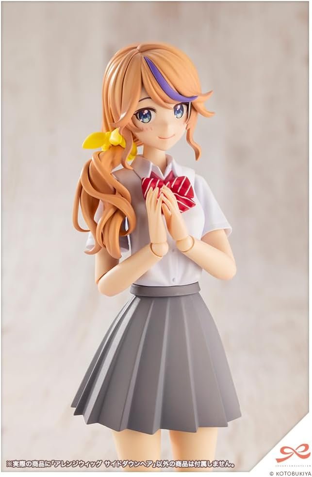 コトブキヤ 創彩 ガールガーデン アレンジウィッグ サイドダウンヘア 全高約25cm 63mm 1/10スケール プラモデル - 이미지 4