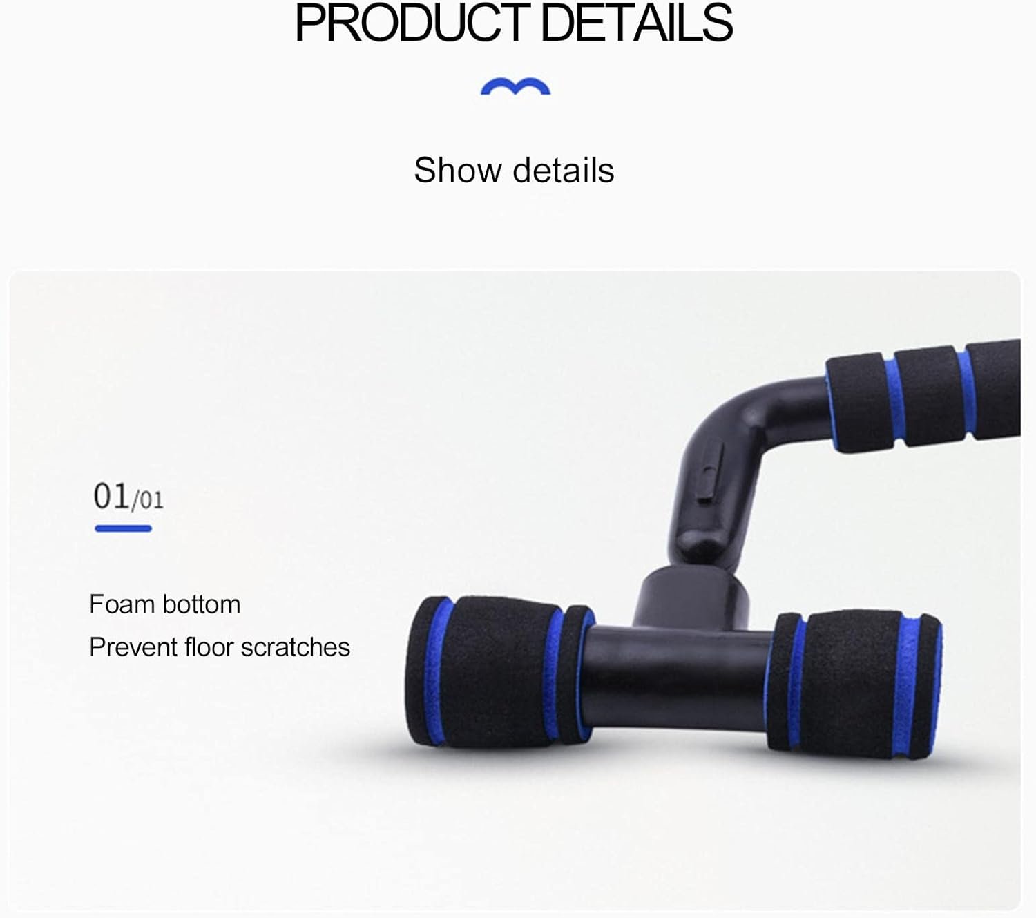 ホーム プッシュアップバー |筋力トレーニング用の滑り止めと頑丈なプッシュアップバー、ホームジムトレーニング用のポータブル体操器具、男性と女性用のプッシュアップバー - 이미지 6