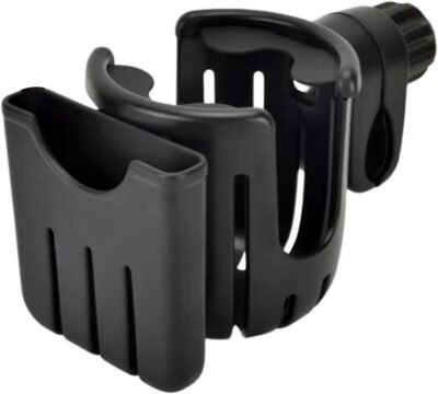 車椅子用カップホルダー、歩行器用カップホルダー |車椅子カップホルダー電動スクーターカップホルダー、電話ホルダー付きベビーカーカップホルダー、車椅子、歩行器、ベビーカーアクセサリー用ボトルホルダー