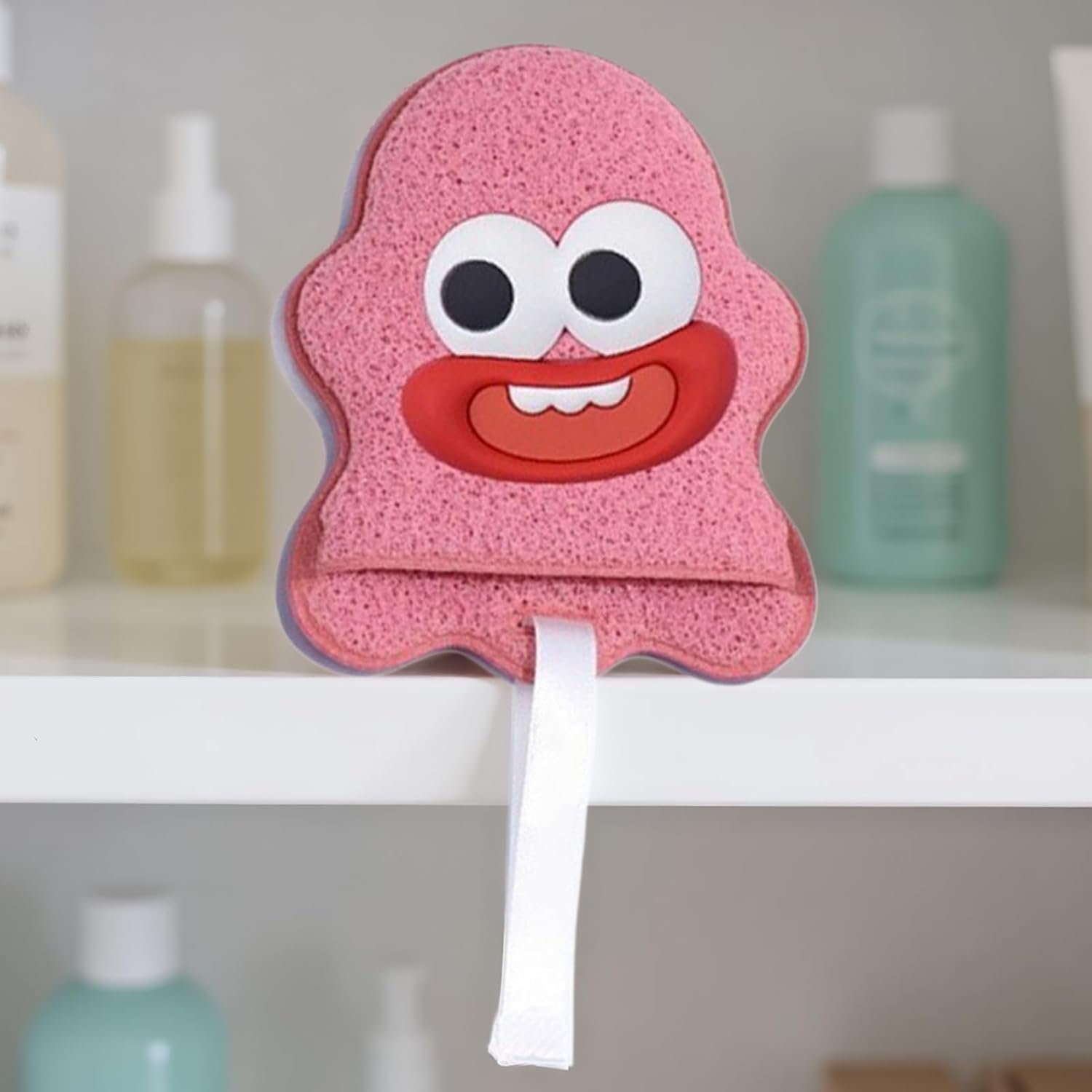 優しいフェイシャルケアツール – 洗顔用スポンジ、再利用可能なバスミット | ソフトExfoolliatinngパッド、かわいいコンパクトなデザイン美容師、個人衛生、メイク落とし、スムーズなスキンケアに最適 - 이미지 4