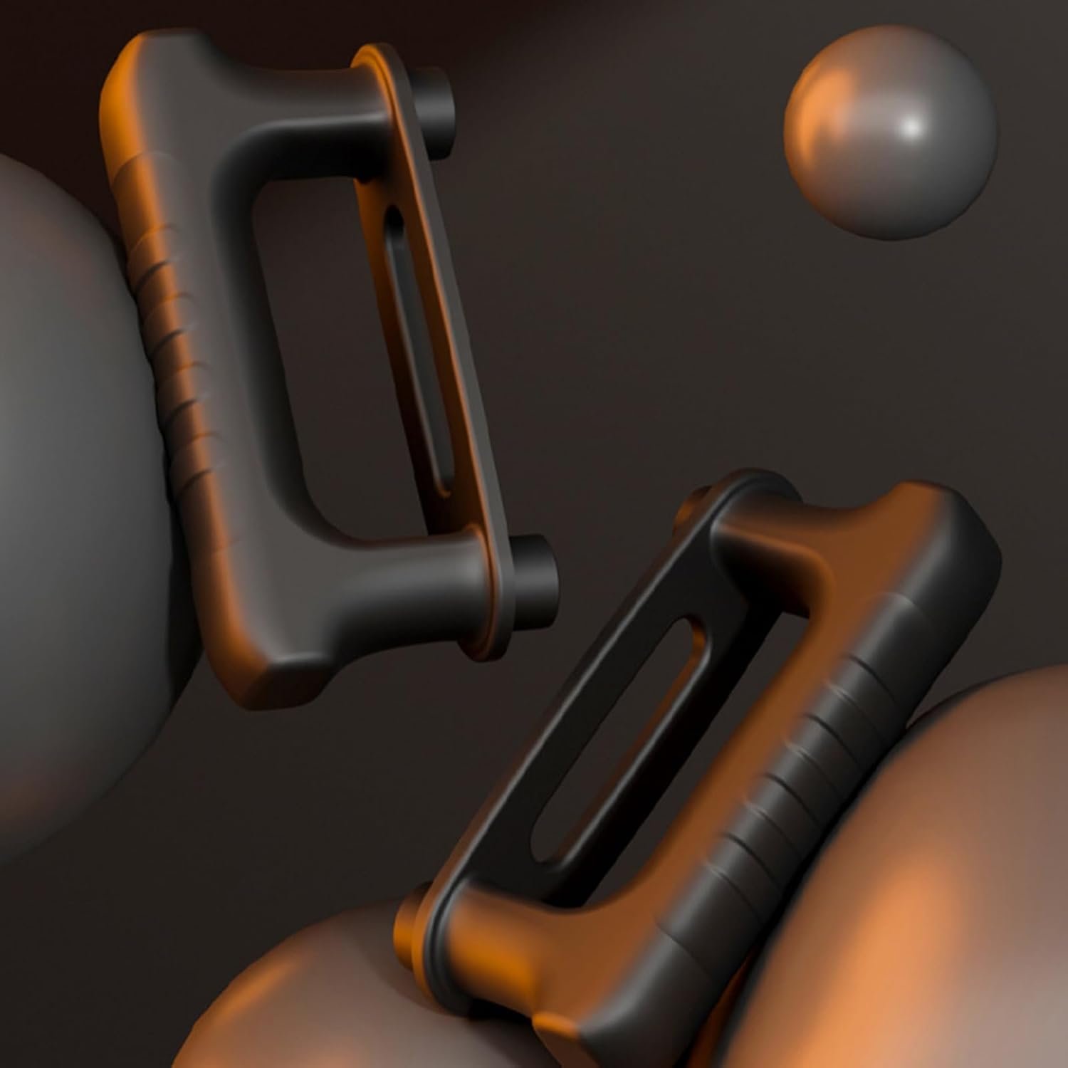 プッシュアップ -ハンドル付きワークアウトフィットネスプッシュアップ| 人間工学に基づいた筋力トレーニングアクセサリー多機能腕立て伏せスタンド多機能腕立て伏せスタンド - 이미지 6