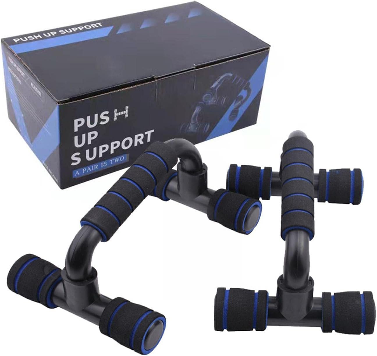 ホーム プッシュアップバー |筋力トレーニング用の滑り止めと頑丈なプッシュアップバー、ホームジムトレーニング用のポータブル体操器具、男性と女性用のプッシュアップバー - 이미지 9