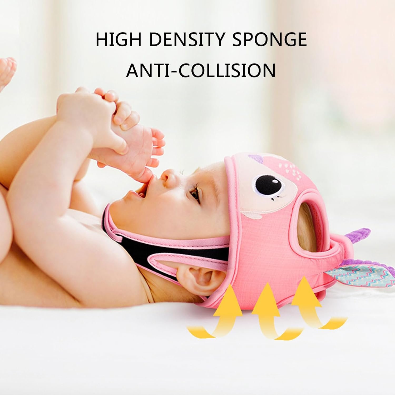 幼児ヘッドガード帽子ソフトパッド入り通気性クッションベビーヘッドプロテクター帽子快適な学習ウォーカー - 이미지 8