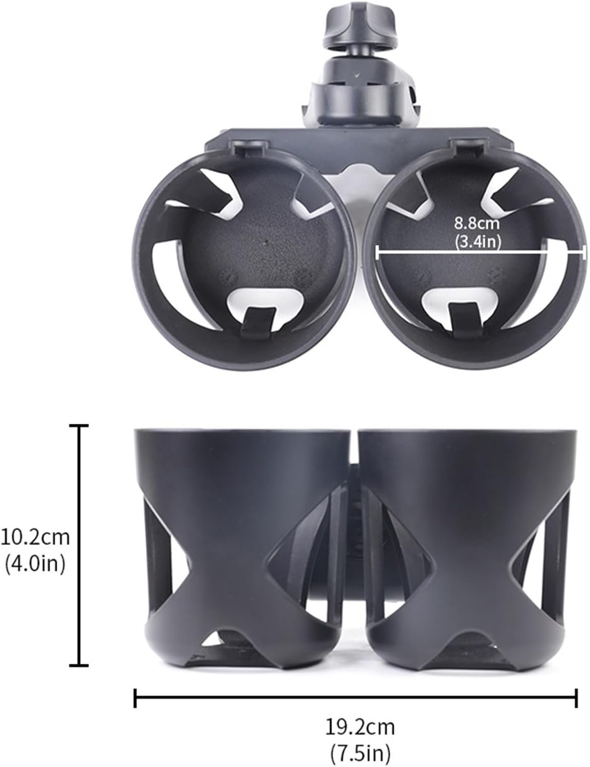 ベビーカーベビーカー360度回転カップドリンクホルダー|ベビーカー| | 自転車、歩行器、車椅子、車用のキャリバーデザインのカップホルダー - 이미지 8