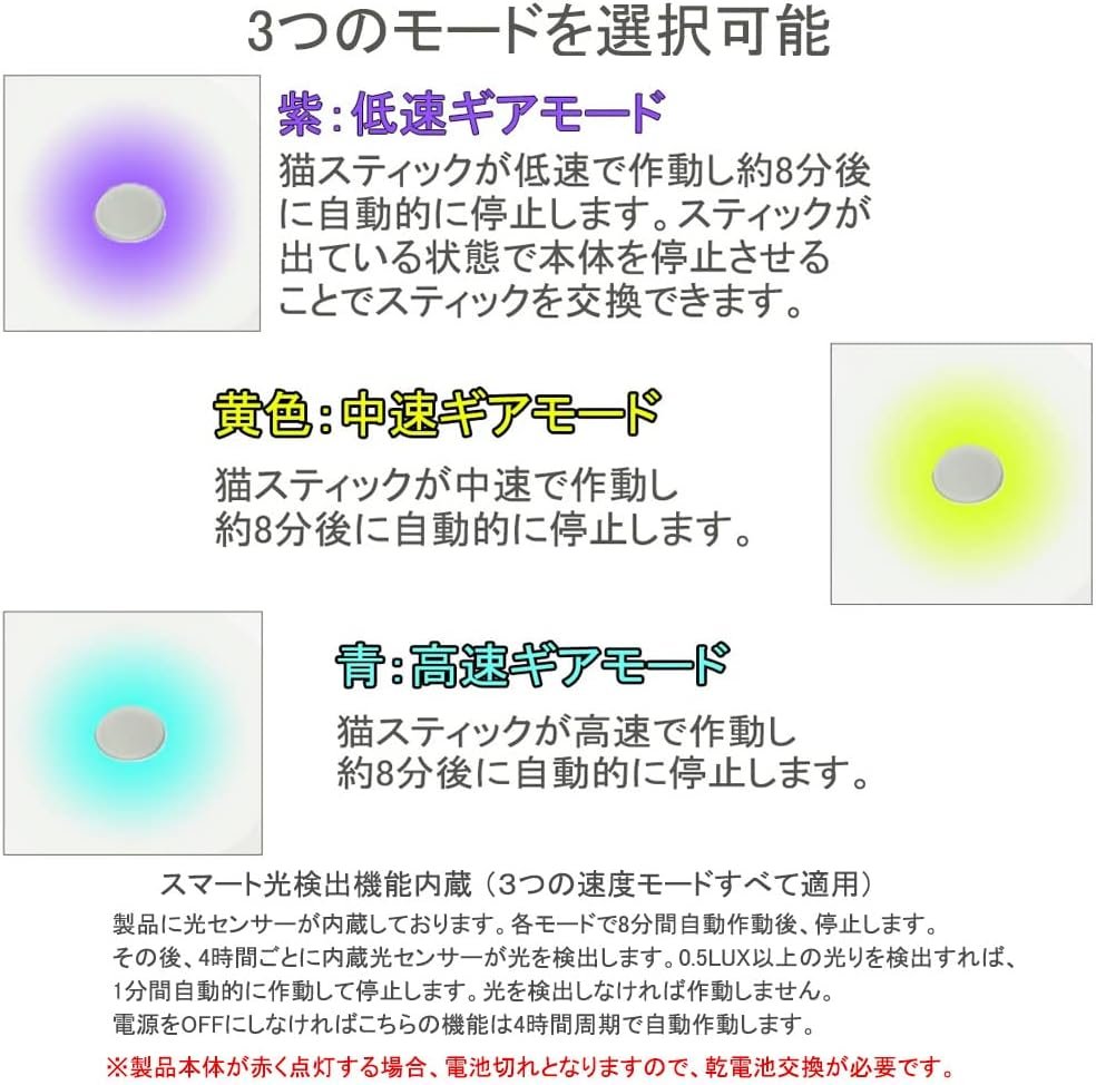 ベストアンサー 電動自動猫おもちゃ PET-018 羽根 猫用 電動猫用おもちゃ ハイテク ランニング 子猫 ネコ 運動不足 肥満 ストレス解消 - 이미지 8