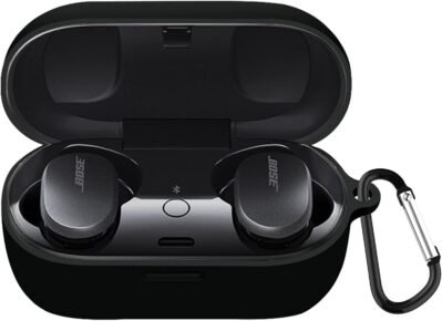 YAODLE Bose QuietComfort Earbuds ケース Bose QuietComfort Earbuds 対応 保護カバー 液体シリコン保護ケース 耐衝撃 防水 防塵 軽量 小型 紛失防止