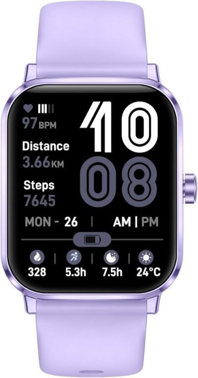 スマートウォッチ Bluetooth (2025最新) 音楽再生 特大画面 活動量計 ギフトに最適 iPhone対応 Android対応