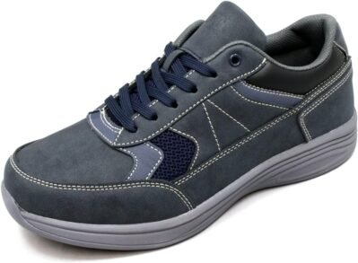 Edwin edm70 Men’s Waterproof Sneakers, Low Cut, Wide, High Instep, 6E, Casual, Walking Shoes, Rain, Men’s Shoes