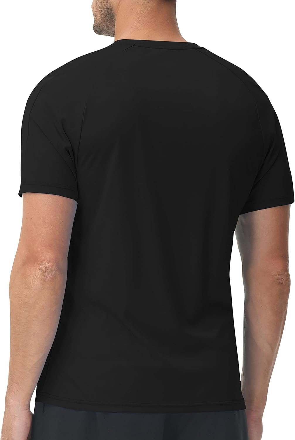 Mofizメンズ半袖Tシャツ、大きなサイズ、トレーニング摩耗、トレーニング摩耗、丸い首、UV保護、汗吸収、クイック乾燥 - 이미지 4