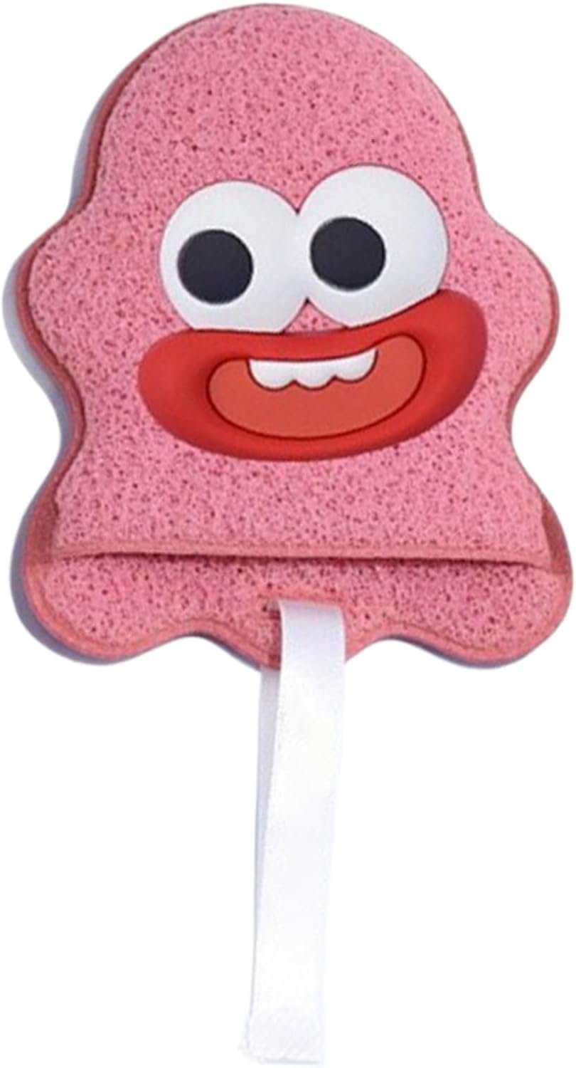 優しいフェイシャルケアツール – 洗顔用スポンジ、再利用可能なバスミット | ソフトExfoolliatinngパッド、かわいいコンパクトなデザイン美容師、個人衛生、メイク落とし、スムーズなスキンケアに最適 - 이미지 9