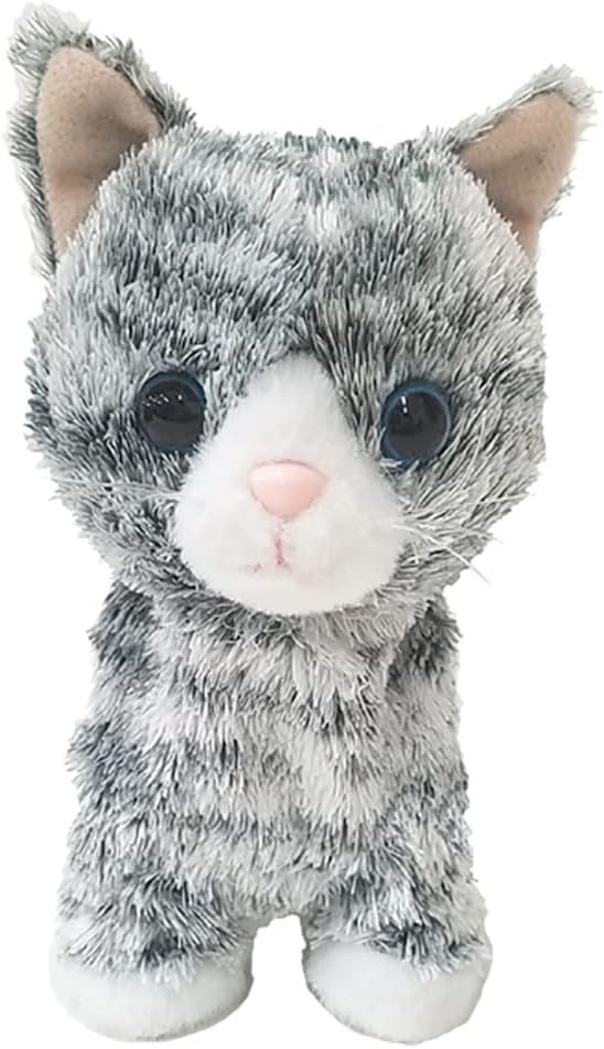 【BESTEVER】電池で動くぬいぐるみ 歩く鳴くウォーキングスイートキティ 猫サバトラ サバトラ Gray Tabby 49051