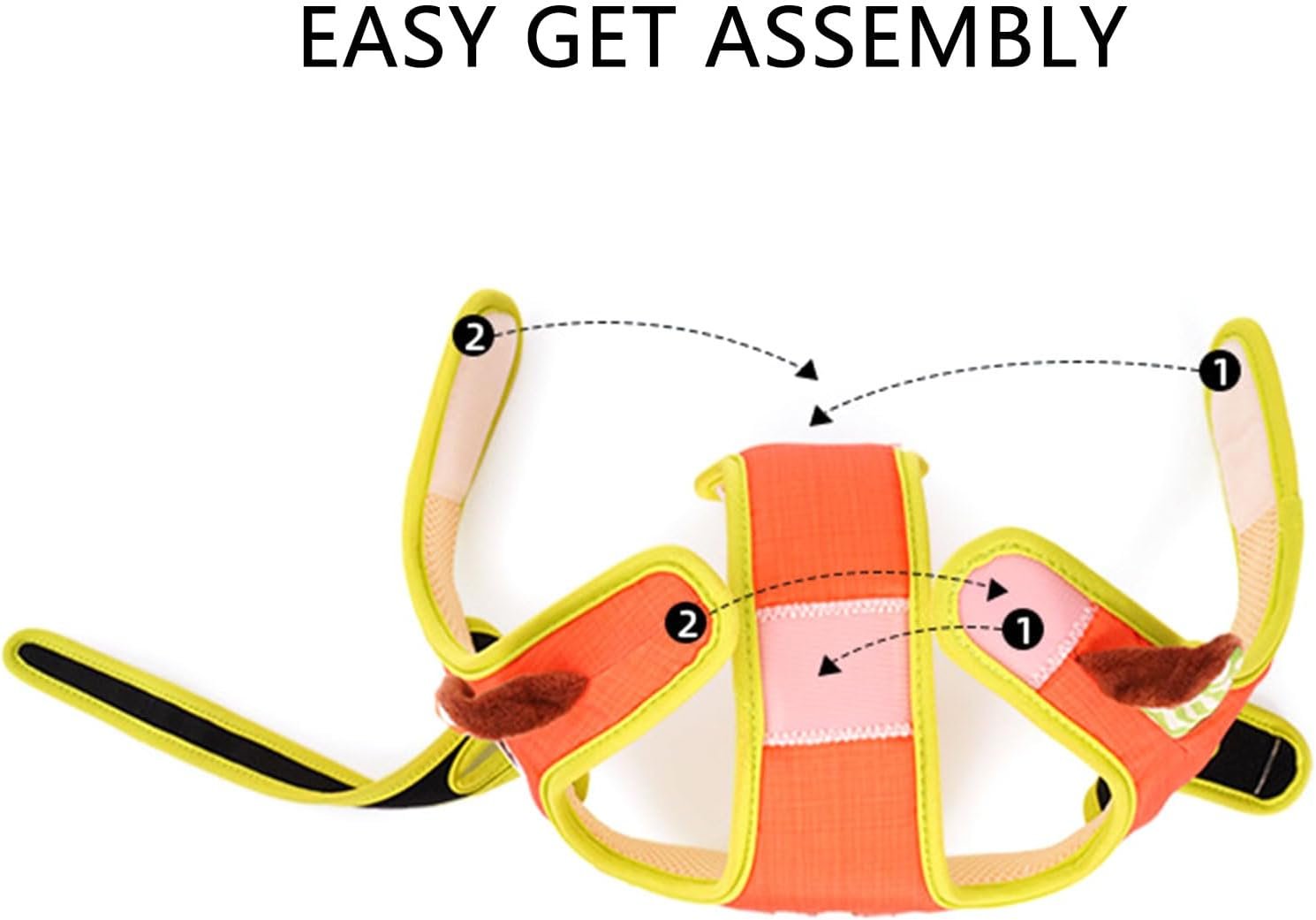 幼児ヘッドガード帽子ソフトパッド入り通気性クッションベビーヘッドプロテクター帽子快適な学習ウォーカー - 이미지 5