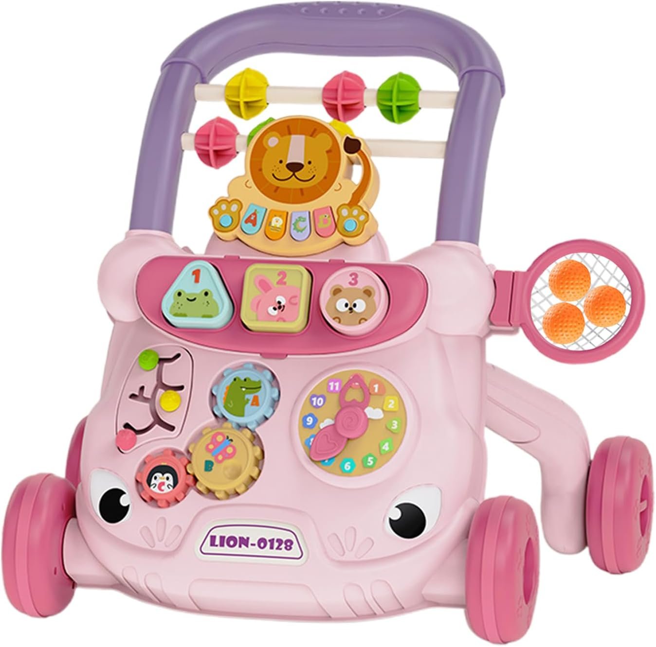 シートアクティビティステッパー - 歩き方を学ぶ幼児のための多機能立位補助具 |幼児アクティビティセンター おもちゃ付き 調節可能なベビーステッパー 男の子 女の子 感謝祭の日のギフトに