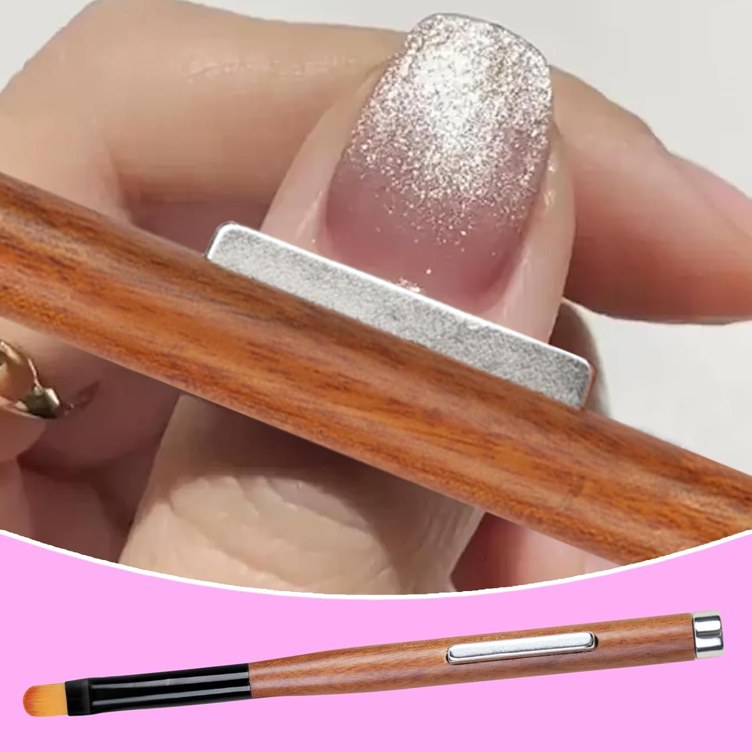 アクリル ネイル ブラシ - アクリル用途向けのプロフェッショナル ネイル アート ブラシ | Kolinsky ネイルスカルプティングツール、ネイルエクステンションブラシ、UV ジェルビルダーブラシ、マニキュア用サロングレードのネイルテックブラシ - 이미지 2