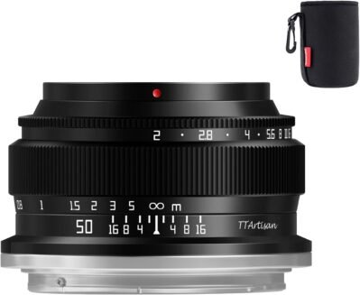 TTartisan 50mm F2 フルサイズマニュアルフォーカスレンズ Sony E マウントカメラ A7 A7II A7III A7R A7RII A7RIII A7RIV A7S A7SII A7SIII A9 A6400 A6000 A6600 A6100 A6500 A6300 など用 [2 year warranty. ]