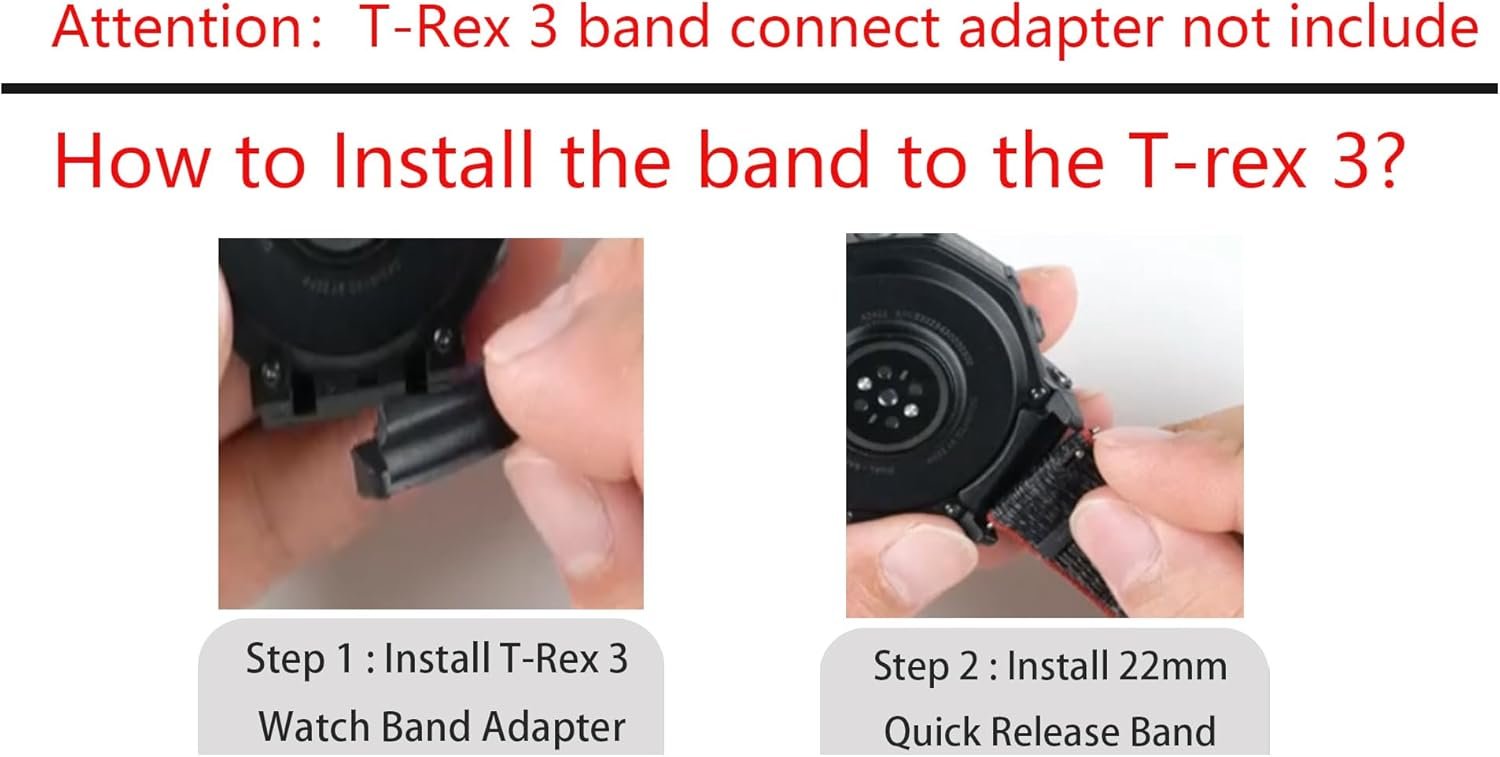 Amazfit T-Rex 3 スマートウォッチバンド用ラムソー、ステンレススチールメタルストラップメタル交換バンド時計ストラップ、長さアジャスター付き Amazfit T-Rex 3 48mm スマートウォッチ用 - 이미지 2