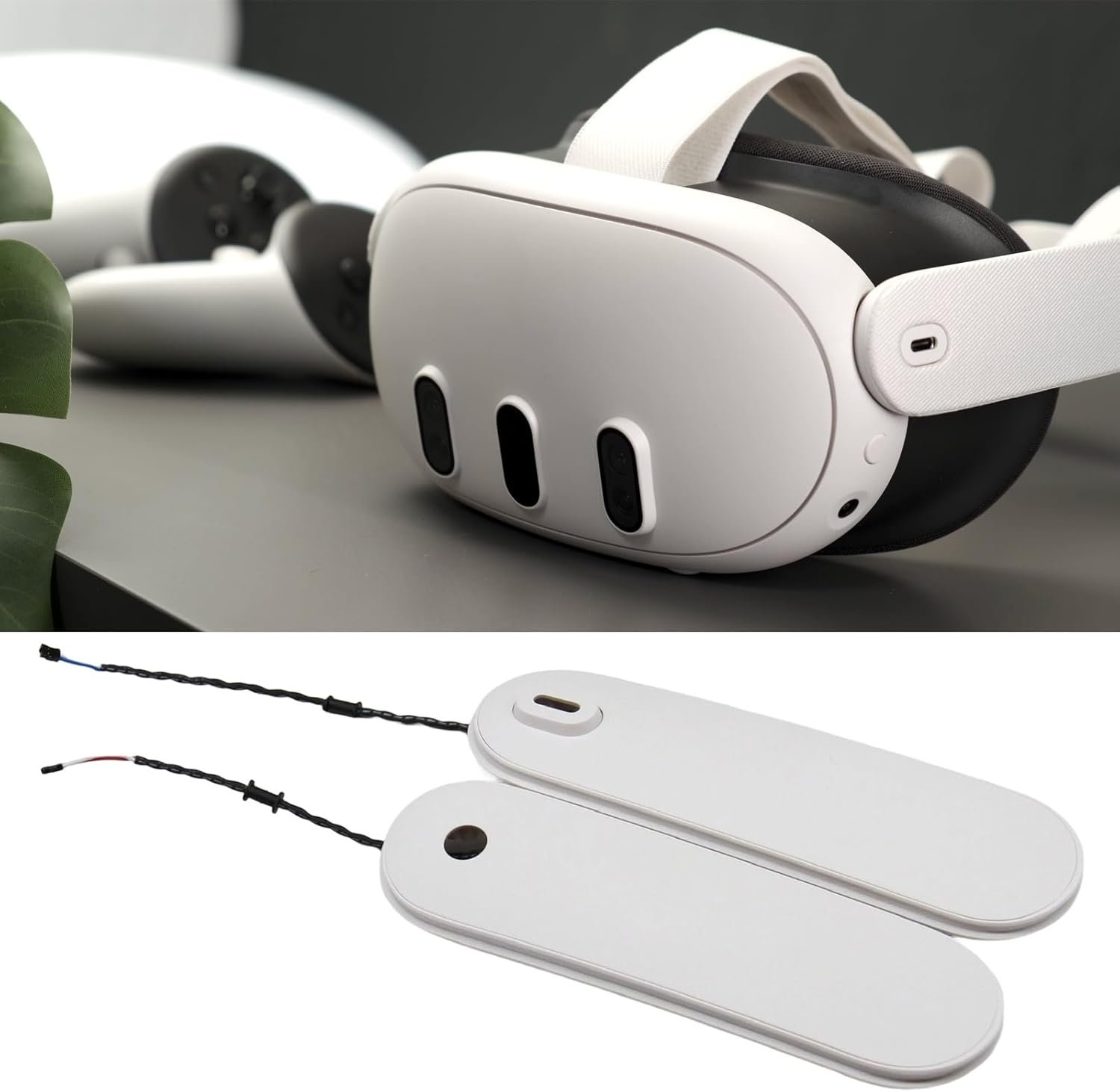 ヘッドフォン互換性のあるスピーカーは、仮想現実デバイスのための人間工学に基づいて拡張ゲーム聴覚デバイスサウンド - 이미지 3