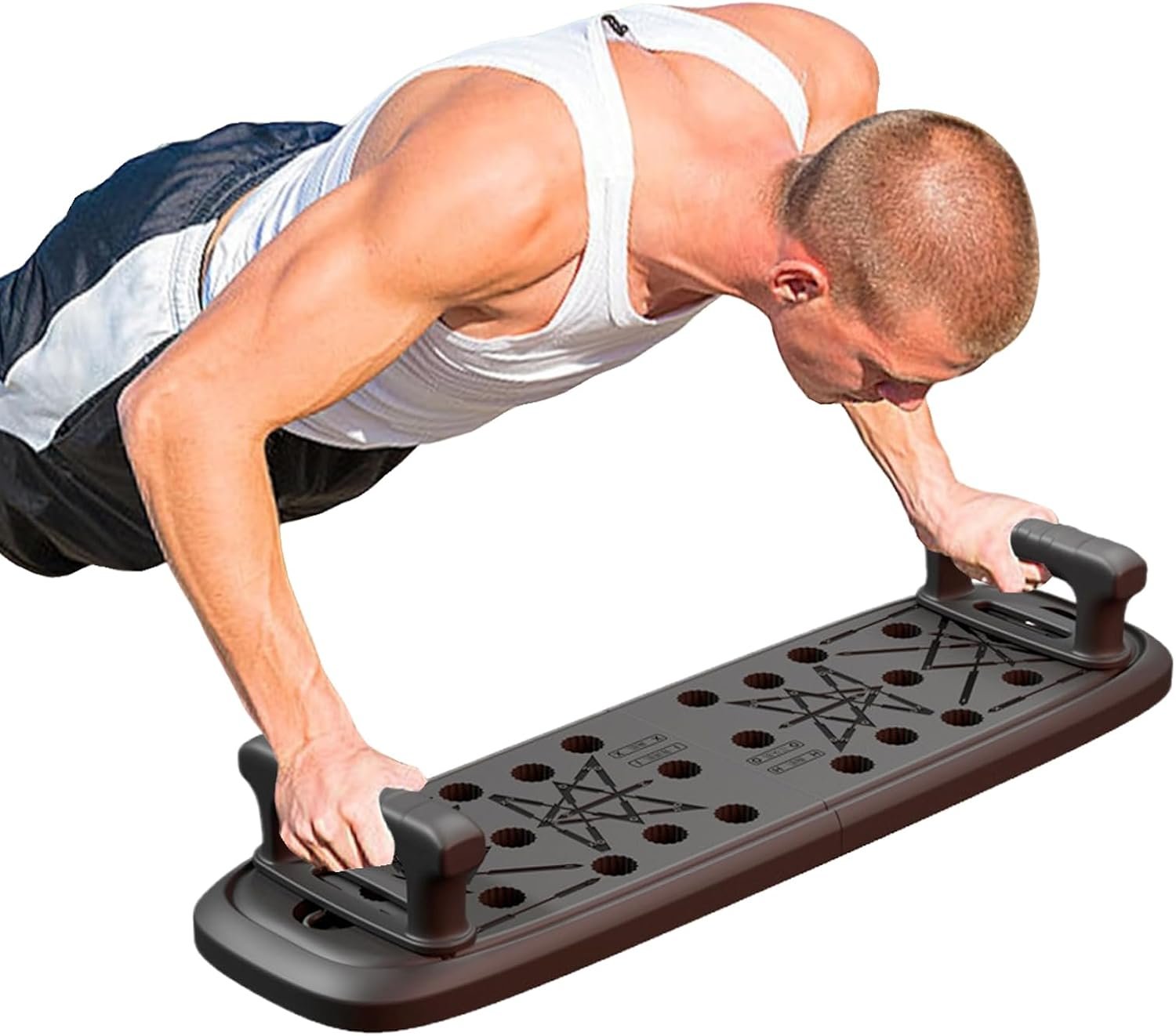 プッシュアップ -ハンドル付きワークアウトフィットネスプッシュアップ| 人間工学に基づいた筋力トレーニングアクセサリー多機能腕立て伏せスタンド多機能腕立て伏せスタンド