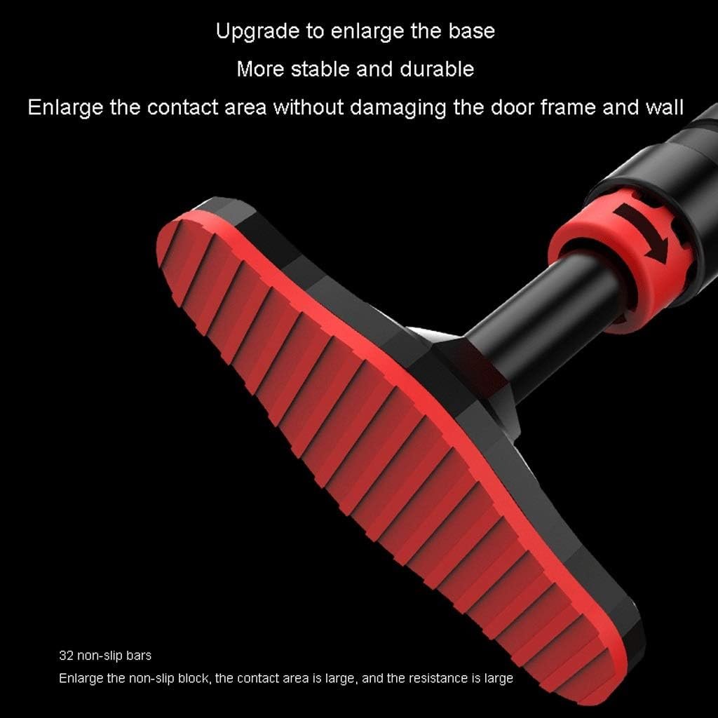 チンアップバー、ホームエクササイズ、フィットネスワークアウトバー、ネジなし、簡単な設置、上半身のあごの上昇バー、調整可能な幅、1メートル、キッズリング、筋力トレーニング、プルアップバー - 이미지 2