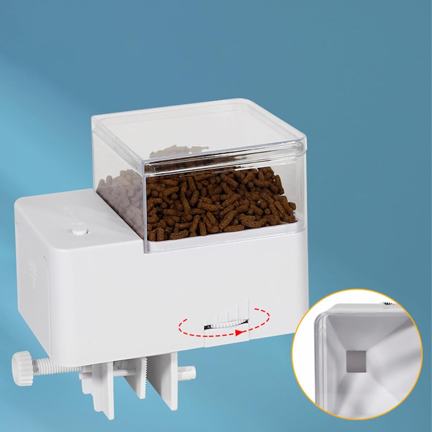 魚の餌の自動給餌器バケーションフィーダー|タイマー付き自動魚フィーダー - 熱帯魚、ベタ、海水魚、淡水魚、カメ用の水族館アクセサリー - 이미지 9