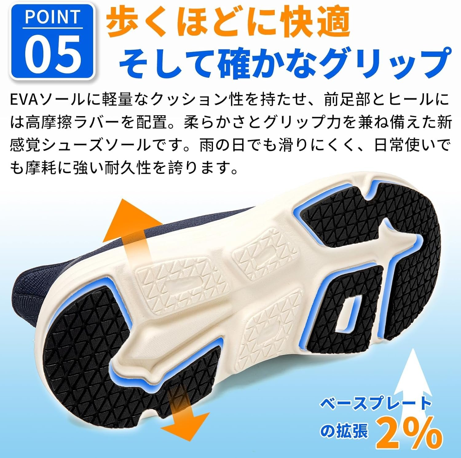 メルフィン(スタンディングXホローデザインxハイクッション中に着用できます)スニーカー、スポーツシューズ、ハンズフリー、ユニセックス、ジム、ジョギング、ランニング、軽量、メッシュ、学校、仕事、スタンディングワーク - 이미지 7