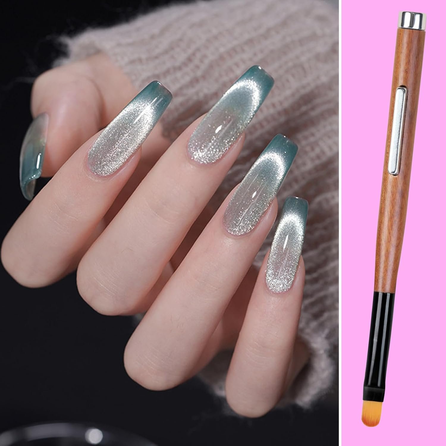 アクリル ネイル ブラシ - アクリル用途向けのプロフェッショナル ネイル アート ブラシ | Kolinsky ネイルスカルプティングツール、ネイルエクステンションブラシ、UV ジェルビルダーブラシ、マニキュア用サロングレードのネイルテックブラシ - 이미지 8