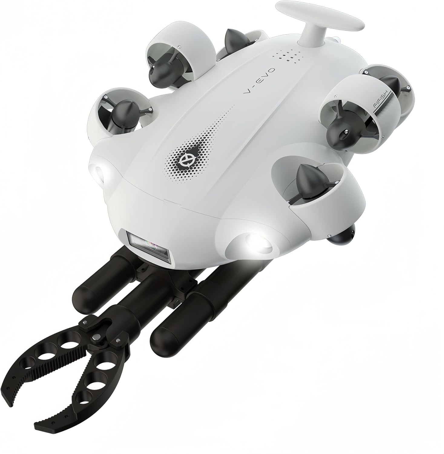 CAMOLECH FIFISH V-EVO 4K水中ドローン ロボットアーム付き AIビジョンロック 360°全方位移動 100m水中潜水ROV (ロボットアーム追加)