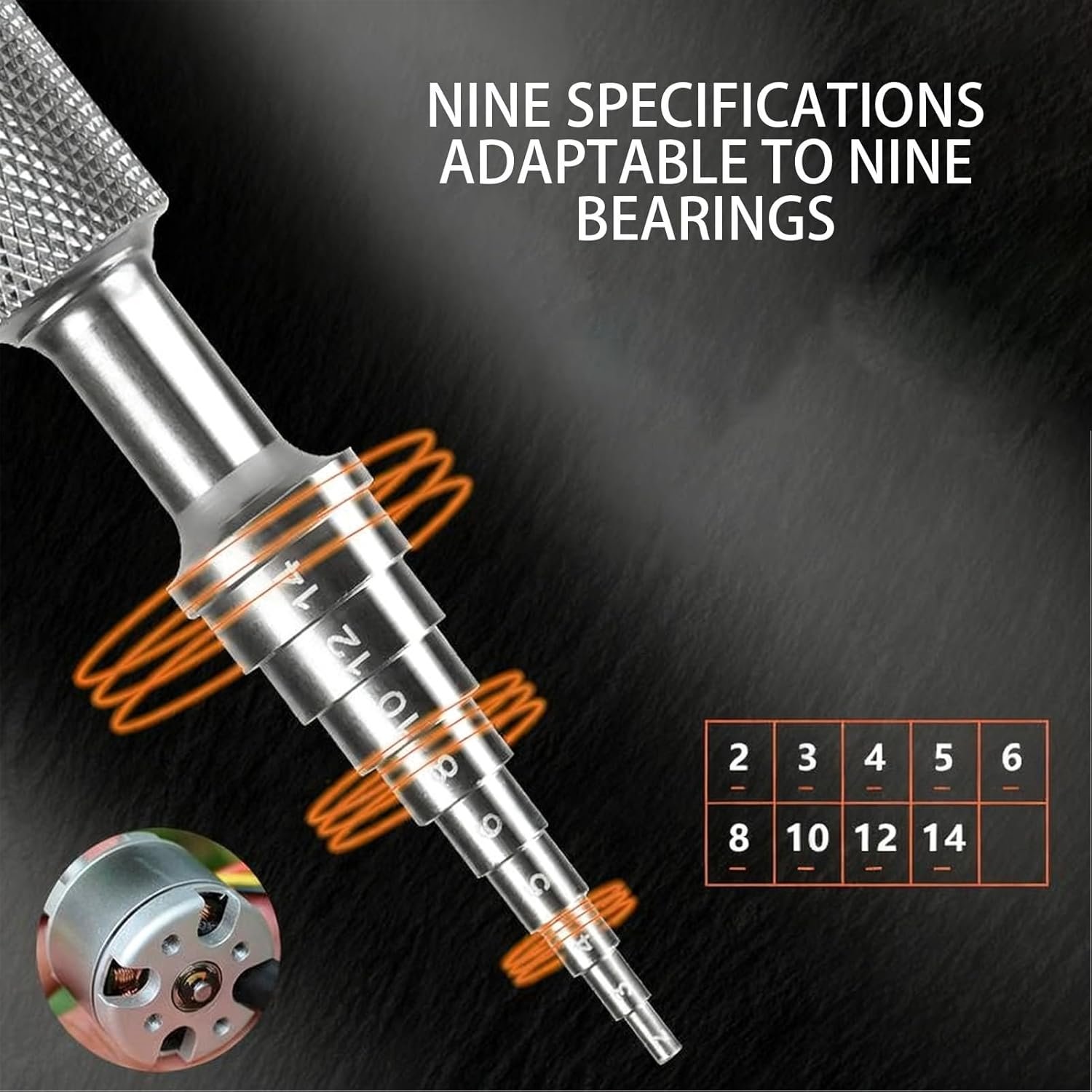 rcベアリングリムーバーツール -ハブキャリアエクストラクター、モデルカー分解装置、精密プーラーキット | リモートコントロールヘリコプター、ドローン、ボート修理機器、車両メンテナンス愛好家向け diyアクセサリー - 이미지 4