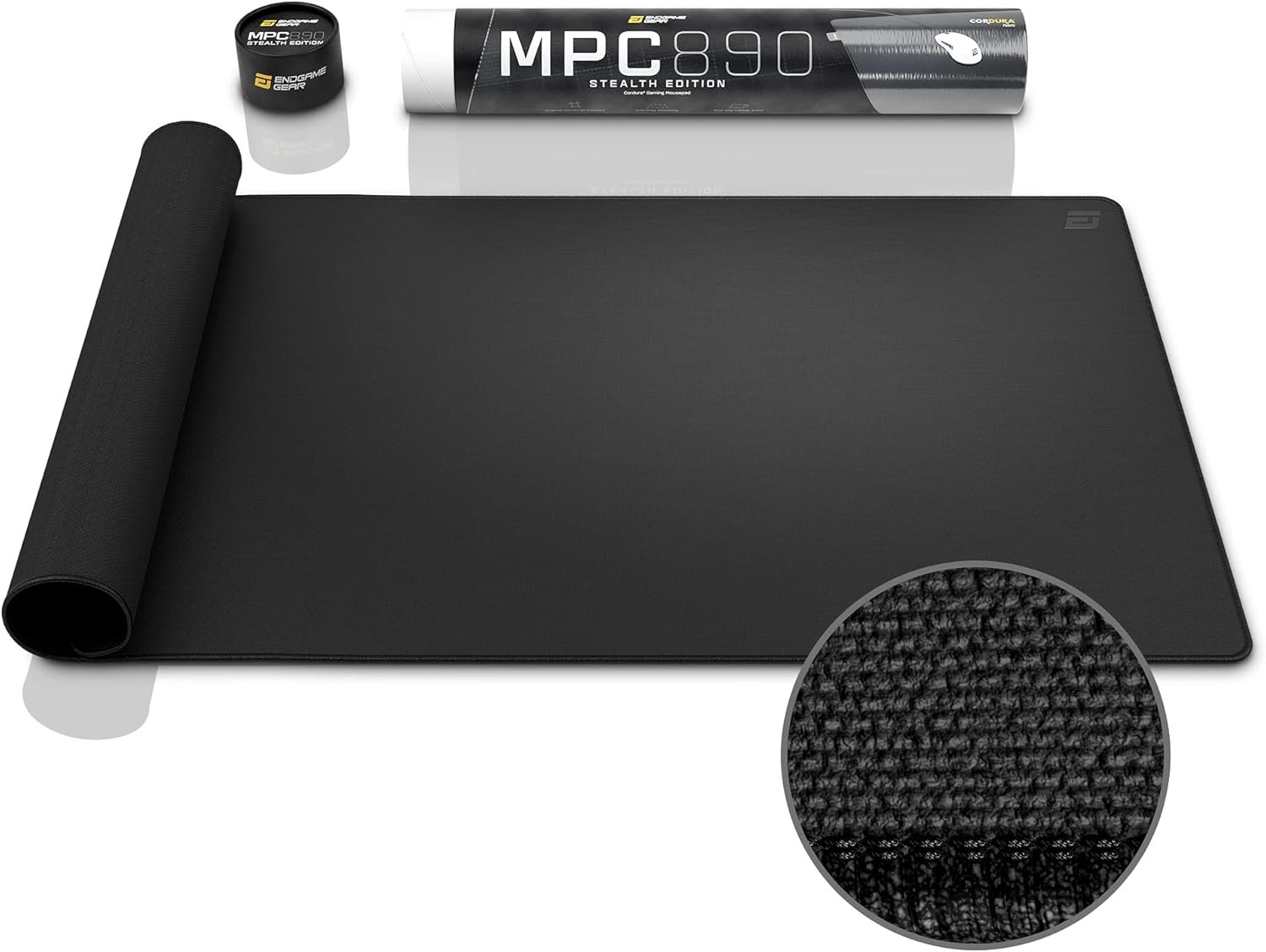 エンドゲームギアMPCコーデュラゲーミングマウスパッドデスクマットブラックミディアム(35.0 x 17.7 x 0.1インチ(890 x 450 x 3 mm)egg-mpc-890-blk - 이미지 7