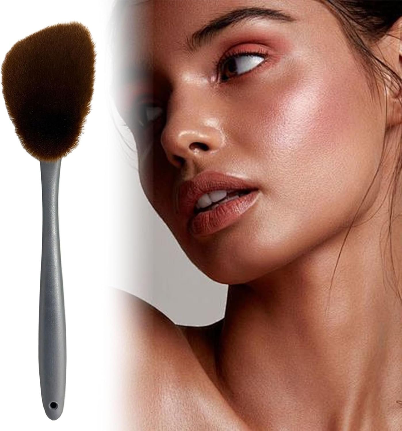 バック日焼けアプリケーター、ボディクリームアプリケーターツール|保湿、日焼け、青銅、脚の研磨のためのポータブル再利用可能なボディメイクアップブラシ - 이미지 3