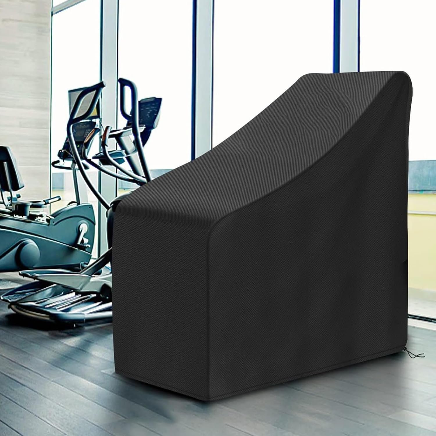 S-DEAL 屋外防水エクササイズ バイク カバー - 420D フィットネス バイク カバー |防塵防風ガード 調節可能なストラップ付き マウンテンバイク ロードバイク オートバイ用 - 이미지 2