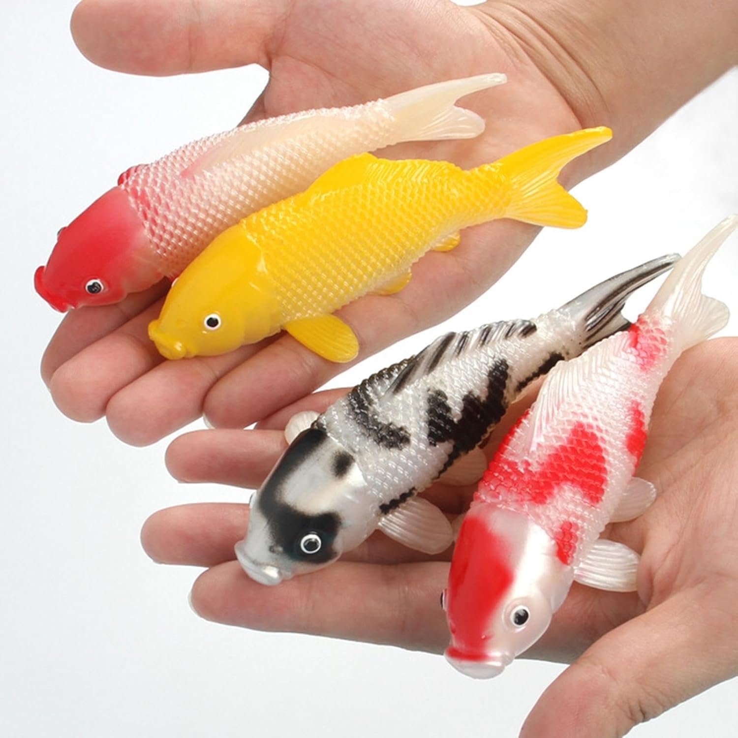 5 個の模擬魚シミュレーション魚モデル装飾、水族館シミュレーションモデル |動く魚水族館の魚の装飾庭の池、水族館、金魚鉢用