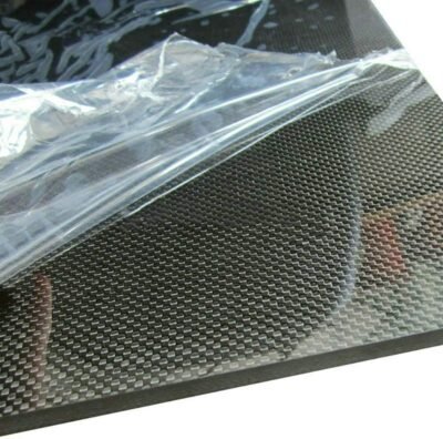 Xmrise 3k カーボンファイバーシートボード パネルボード 光沢のある表面 平織り織り ラミネート RC ドローン、250mm x 300mm x 1mm