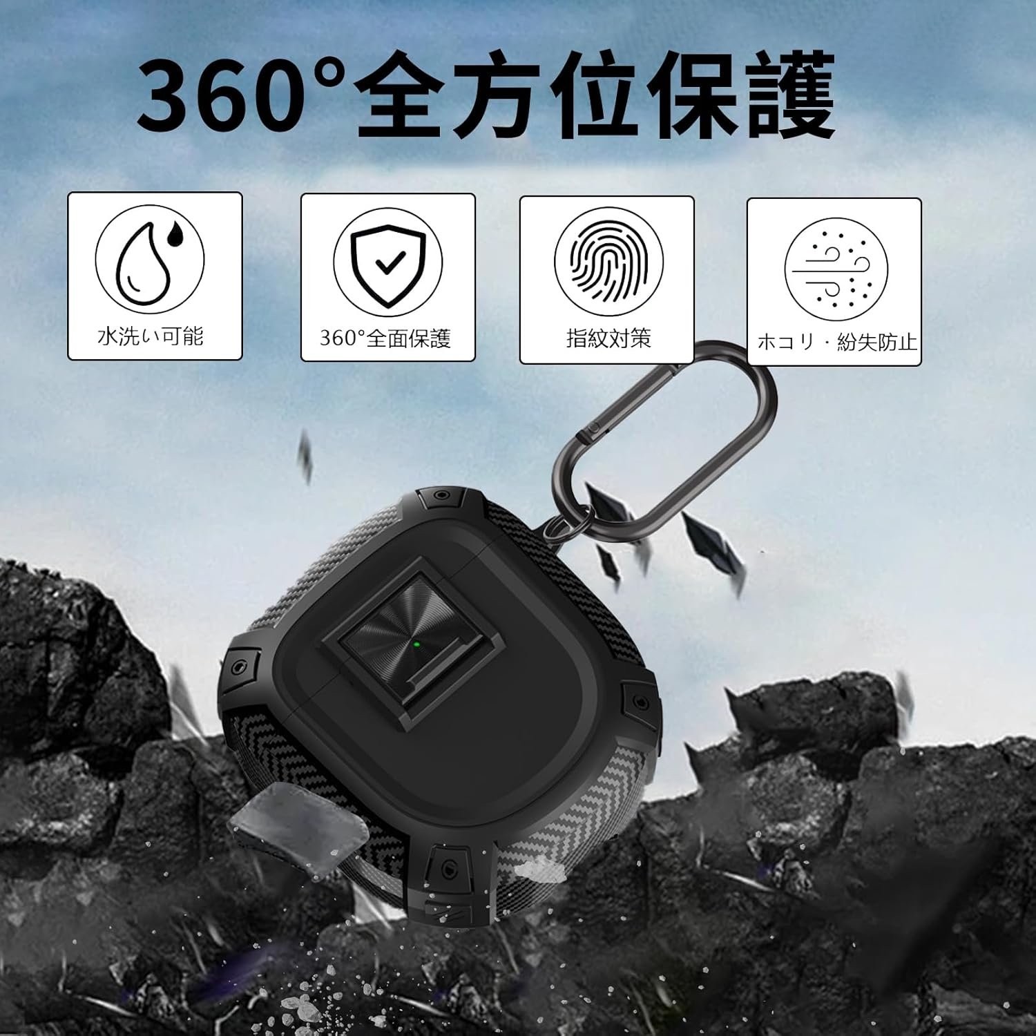 Bose QuietComfort Ultra Earbuds Case、Yaodle Bose QuietComfort Earbuds II TPU保護ケースBOSE BOSE SITIOMCOMFORT ULTRA EARBUDS/EARBUDS IIケース「機械的」ドロップショック吸収性靭性 - 이미지 3