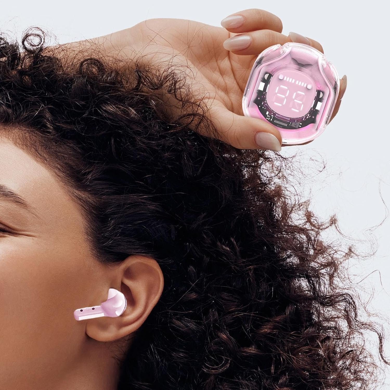 Drahtlose Ohrhörer Mit Geräuschunterdrückung、Drahtlose Ohrhörer Geräuschunterdrückung - In Ear Kopfhörer、Kabellose Musik Earbuds | Aktive Geräuschreduzierung Klangtechnologie、Komfortabler - 이미지 2