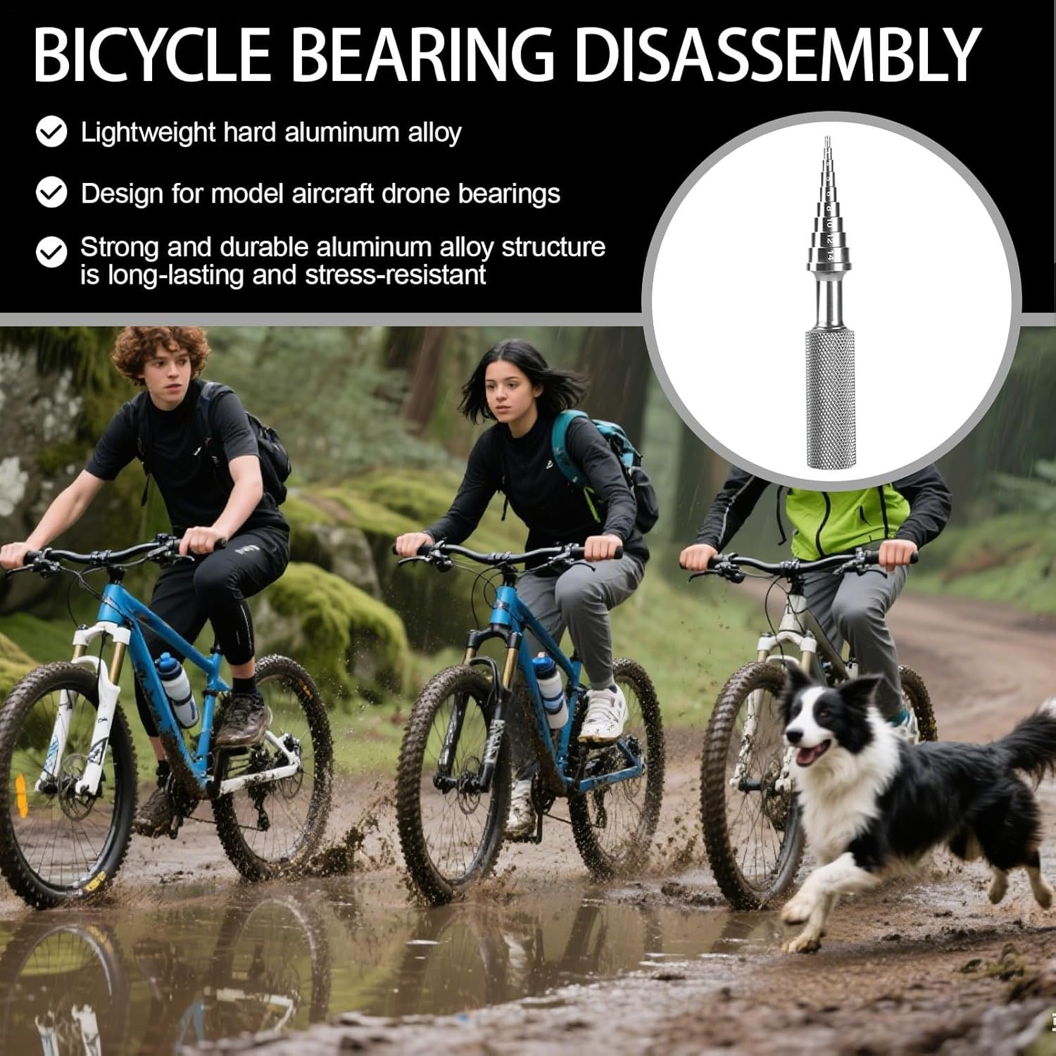 rcベアリングリムーバーツール -ハブキャリアエクストラクター、モデルカー分解装置、精密プーラーキット | リモートコントロールヘリコプター、ドローン、ボート修理機器、車両メンテナンス愛好家向け diyアクセサリー - 이미지 2