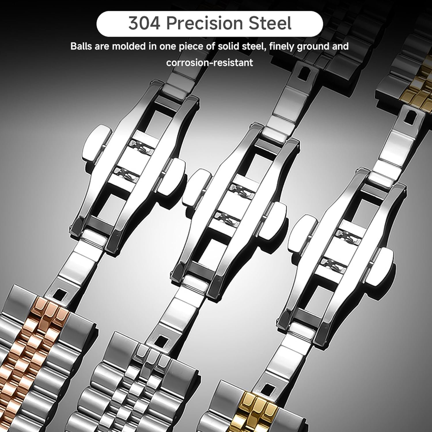 Amazfit T-Rex 3 スマートウォッチバンド用ラムソー、ステンレススチールメタルストラップメタル交換バンド時計ストラップ、長さアジャスター付き Amazfit T-Rex 3 48mm スマートウォッチ用 - 이미지 8