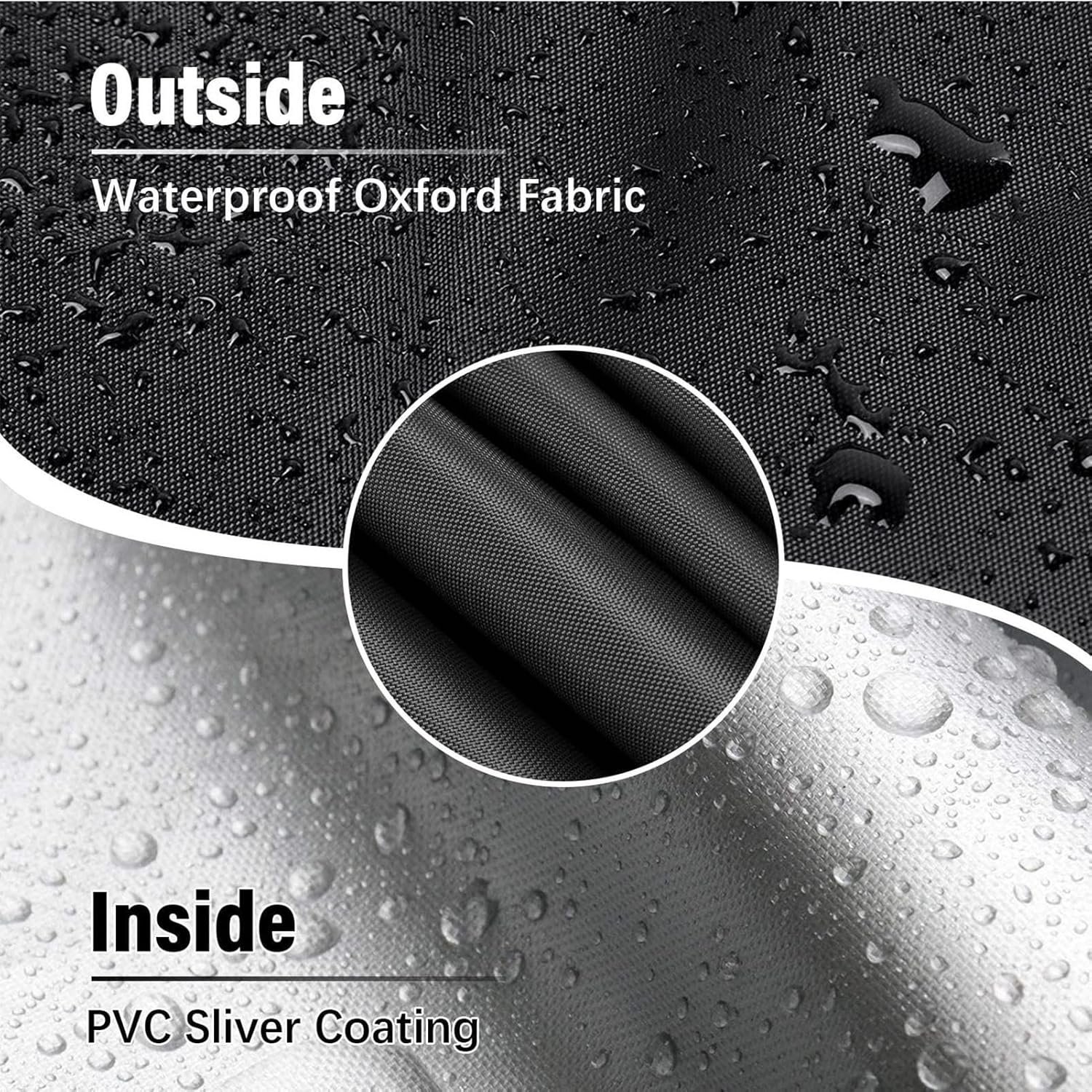 S-DEAL 屋外防水エクササイズ バイク カバー - 420D フィットネス バイク カバー |防塵防風ガード 調節可能なストラップ付き マウンテンバイク ロードバイク オートバイ用 - 이미지 8