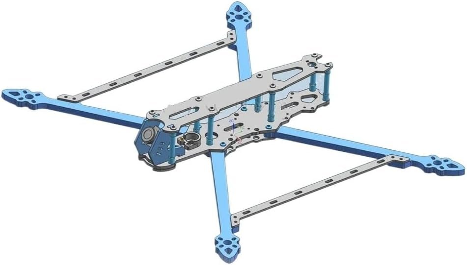4 8インチ 367mm 9インチ 387mm 6mmアーム付き / 10インチ 427mm 7.5mmアーム付き FPVレーシングドローンクワッドコプターフリースタイルフレームキット(Mark4 V2 7インチ 295mm) - 이미지 5