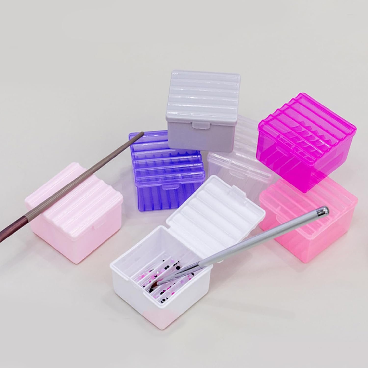 ネイルウォッシュペンカップアートブラシホルダーリムーバークリーナー浸漬クリーナーコンテナマニキュアネイルツール - 이미지 8