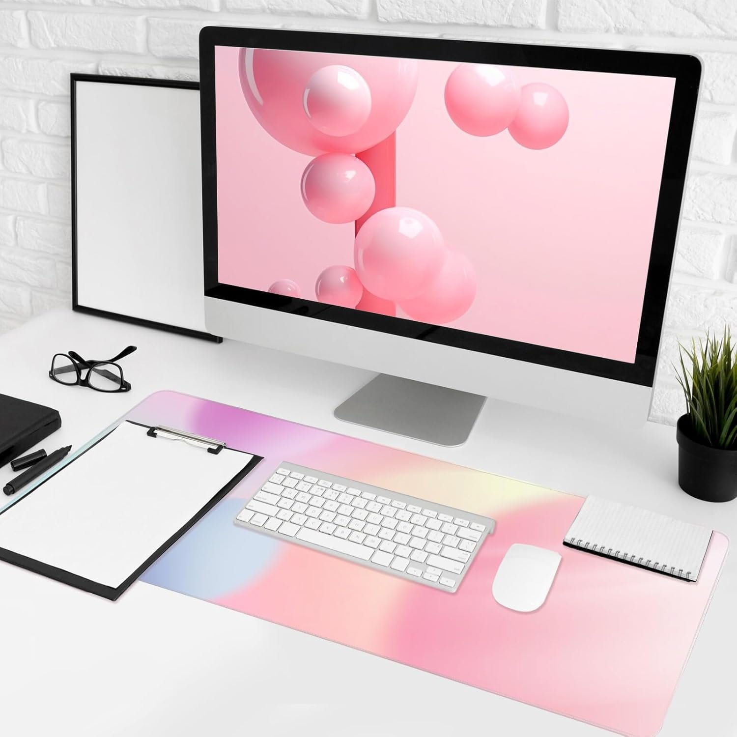 Z Z-Edge MPL01-Pink ゲーミングマウスパッド 特大 デスクマット マウスパッド マウスパッド 800x300x3mm 布 ゴム素材 デスクパッド 滑り止め 防水 ブラック - 이미지 6