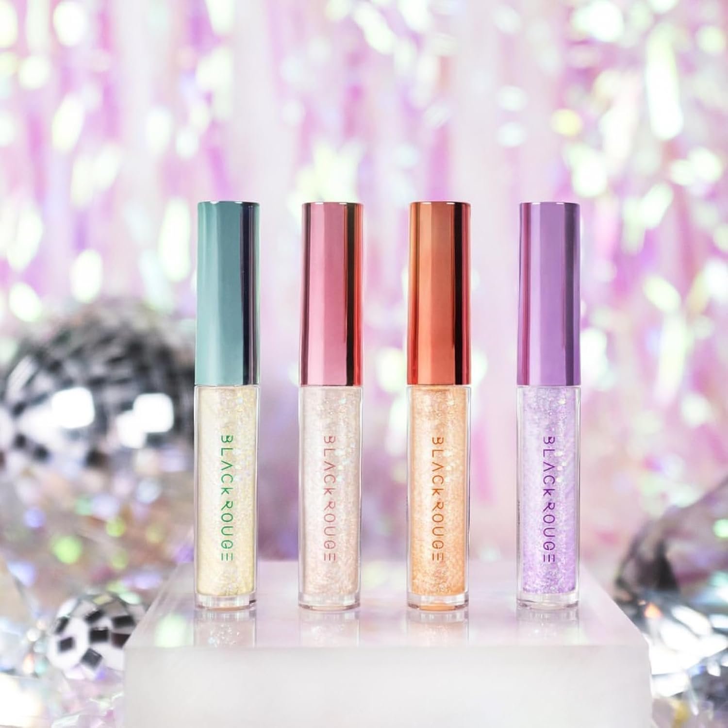 BLACKROUGE パールブリー アイグリッター #G01 (アマイ カルメラ) ティアドロップ バッグ - 이미지 3