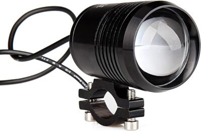 プロジェクター 30W LED オートバイフォグランプ CREE 弾丸雨霧防水ブラック