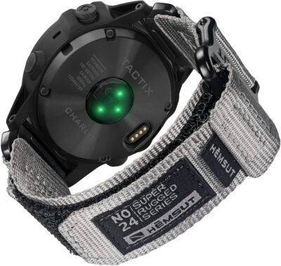 Torbollo ガーミン時計バンド、Fēnix、Instinct、Vivoactive/Approach/MARQ/Quatix/D2/Forerunner/Enduro シリーズ用、アップグレードされたコネクタ、Garmin クイックフィット、.79/.87/1.0 インチ (20/22/26mm) バージョン