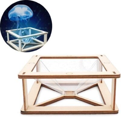 科学教育 3D ホログラム ディスプレイ プロジェクター ビデオ ユニバーサル ホログラフィック スマートフォン用