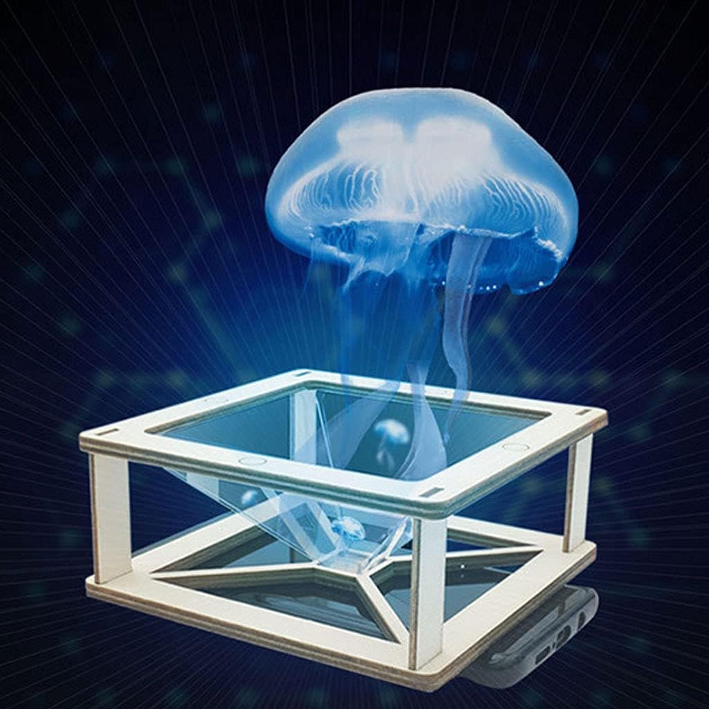 科学教育 3D ホログラム ディスプレイ プロジェクター ビデオ ユニバーサル ホログラフィック スマートフォン用 - 이미지 4